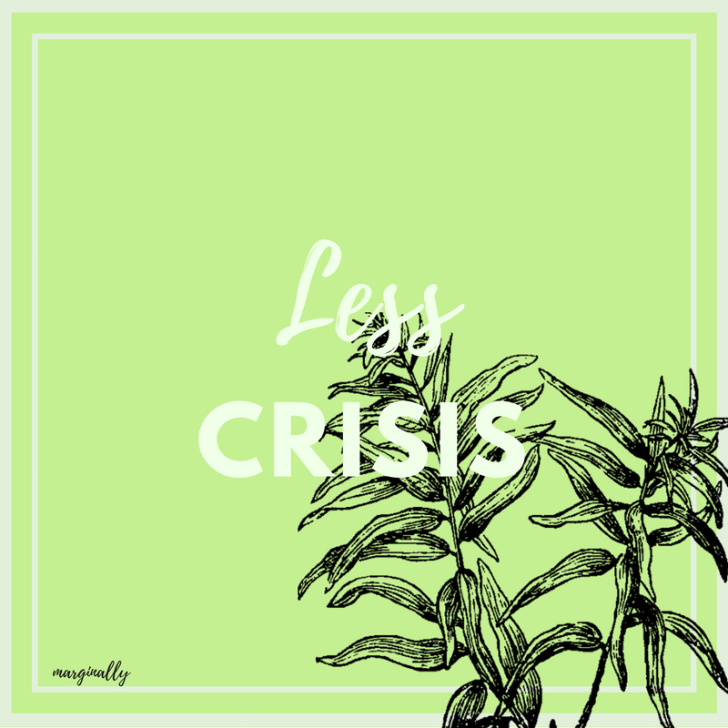motto less crisis